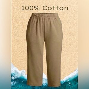 $10 Add-On 💟Plus Size Lands’ End Sports Knit Capris